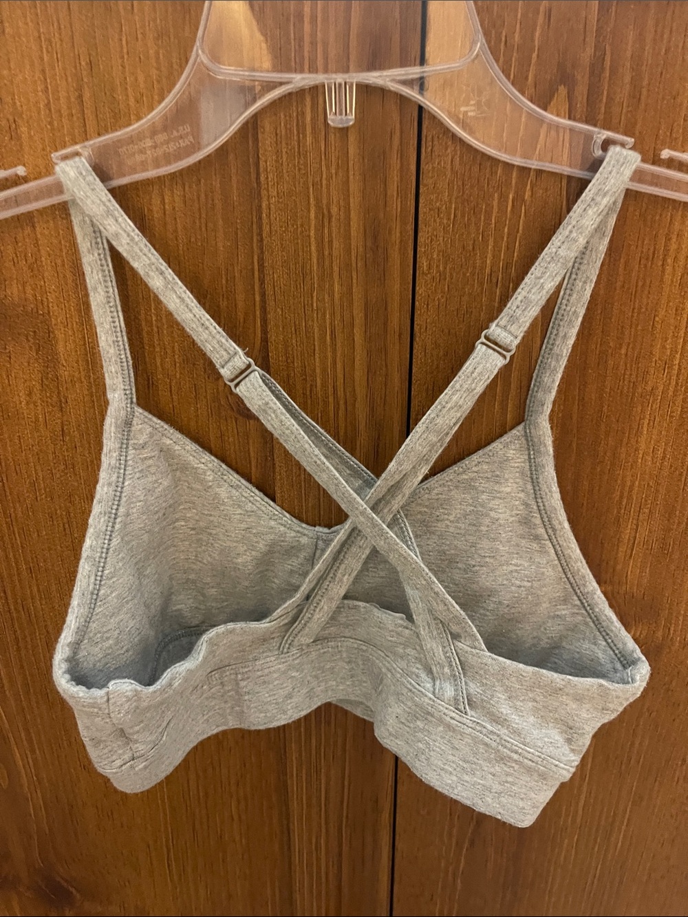 Forever 21 Heather Gray Cross-Back Bralette - Picture 4 of 4